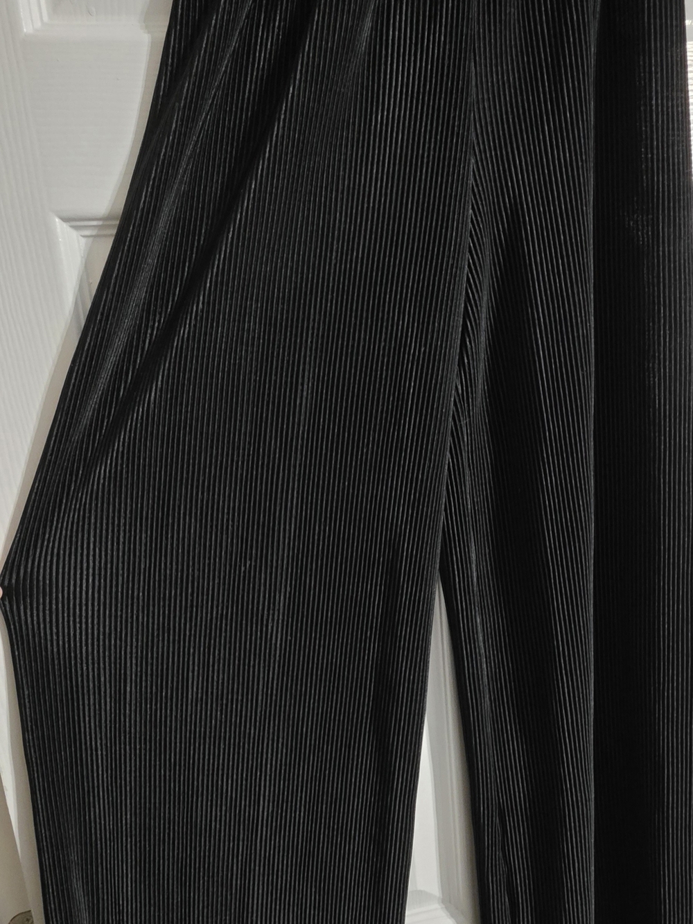 Intempo Wide Leg Pleated Black Women's Jumpsuit Pants